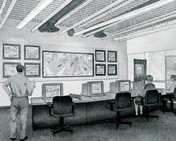 Rendering of traffic operations center. 